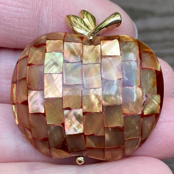 Liz Claiborne Jewelry - Liz Claiborne Apple Brooch